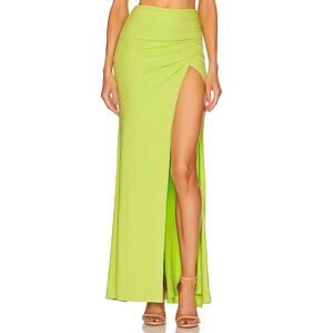 Michael Costello x Revolve 'Zendaya' Green Skirt Size S